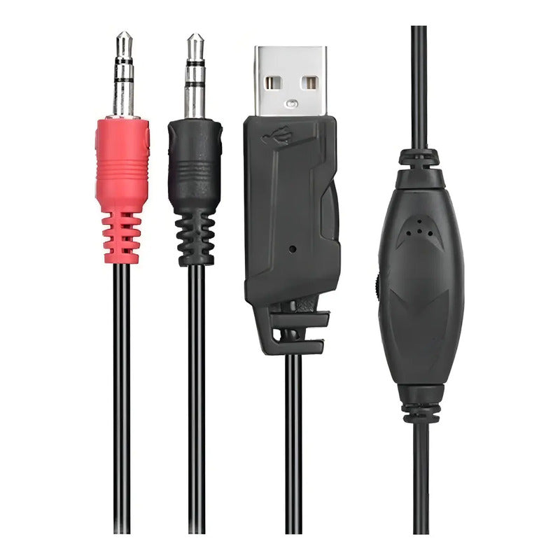 Auriculares Gamer Xtrike Me Hp-311 Negro Con Micrófono Negro