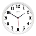 Reloj De Pared Analógico Herweg 6126 Con Diseño Moderno 26cm Blanco