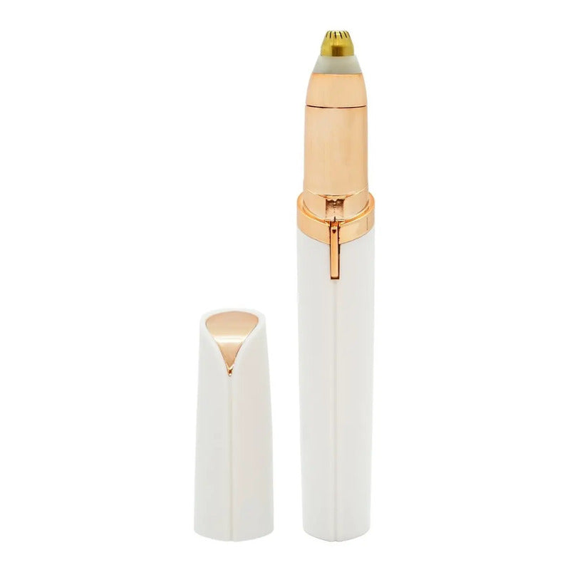 Depiladora Lapiz Portátil Para Rostro Vello Facial Cejas Blanco