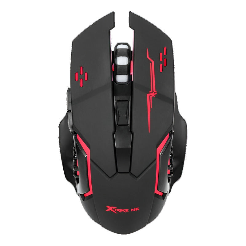 Mouse Inalambrico Gamer Xtrike Me Gw601  3200 Dpi Negro