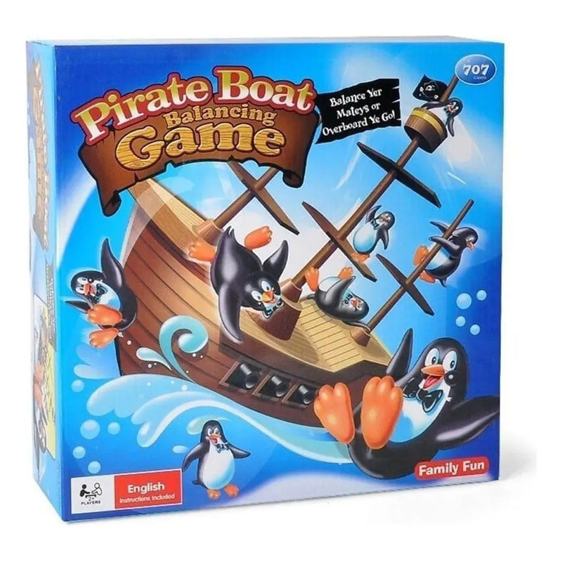 Barco De Pingüinos Juego De Equilibrio