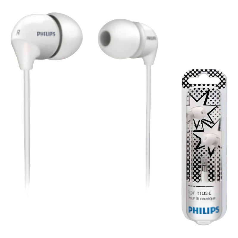 Auricular Philips She 3570. Gran Canal. Blanco