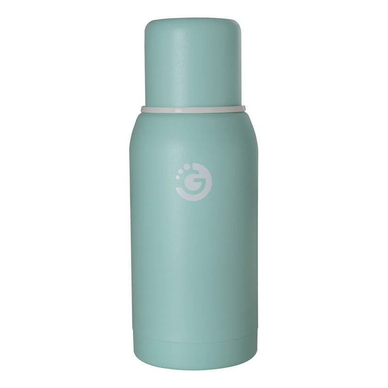 Termo Goldtech Cromasteel De Colores 750ml Con Pico Cebador Celeste