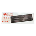 Teclado Goldtech Usb Cableado Negro Español Latinoamérica