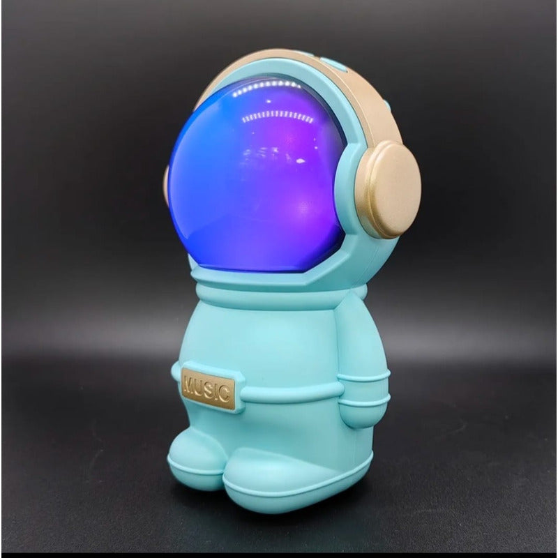 Parlante Astronauta Bluetooth, Mp3, Radio Fm Rosa Pálido