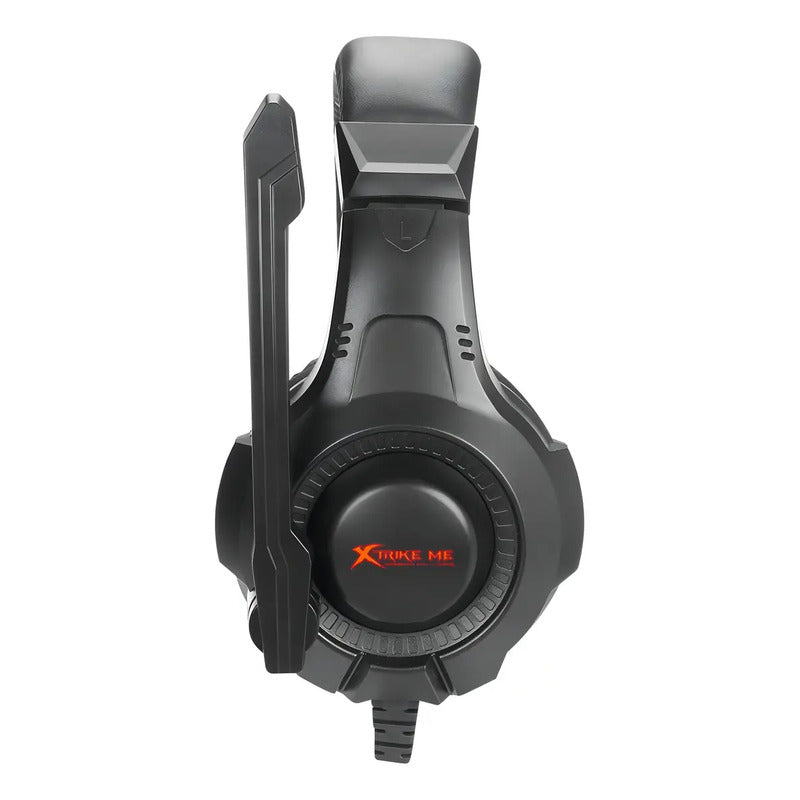 Auriculares Gamer Xtrike Me Hp-311 Negro Con Micrófono Negro