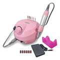 Torno Para Uñas Manos Y Pies 30000 Rpm Rosa