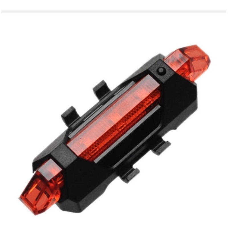 Luz Led .destellador Bicicleta. Recargable Usb. Gran Canal