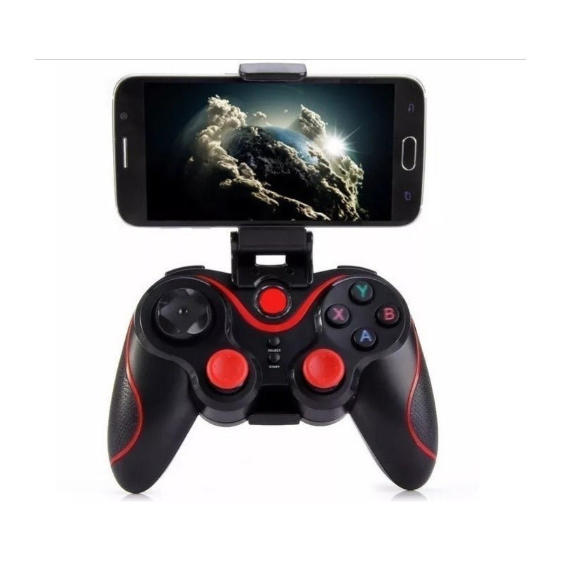 Joystick Para Celular Con Android Negro/rojo