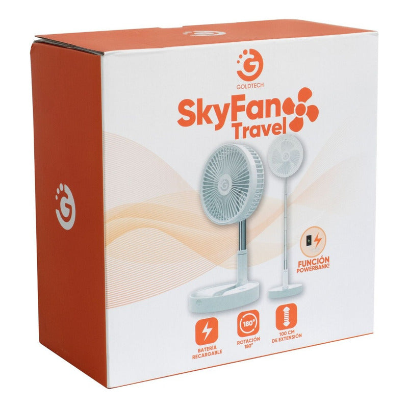 Ventilador Skyfan Goldtech 19 Cm Blanco Blanco Plástico 3