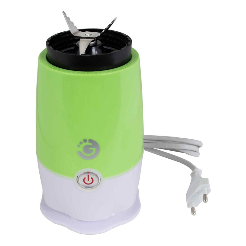 Licuadora Goldtech Portátil Con 2 Vasos Verde