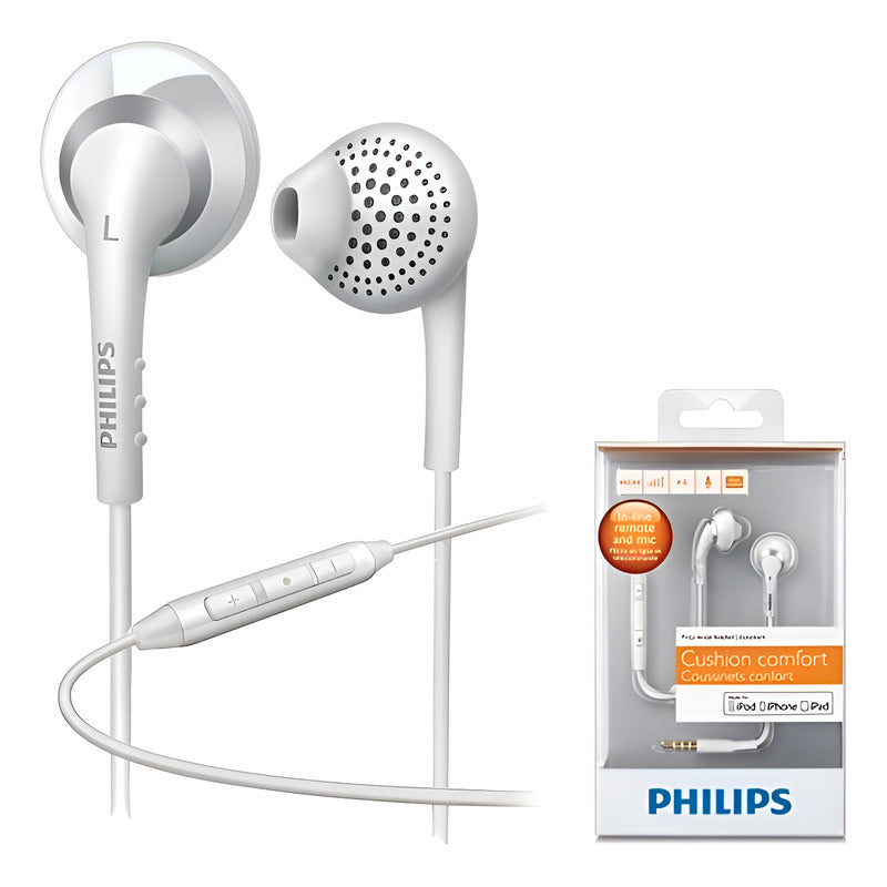 Auricular Philips She4507 Para Celular. Gran Canal. Blanco
