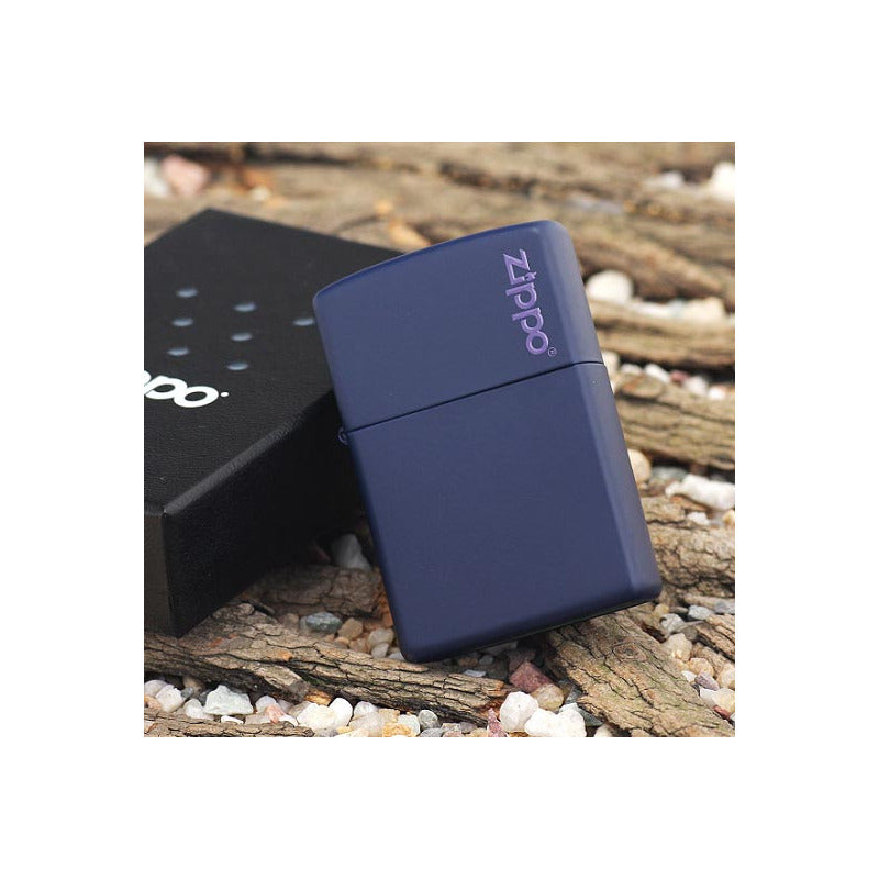 Encendedor Zippo Original Serie 239zl. Azul Mate. Gran Canal