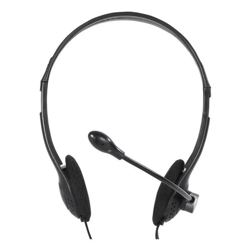 Auriculares Cableados Con Microfono Para Pc Largo 175cm Negro