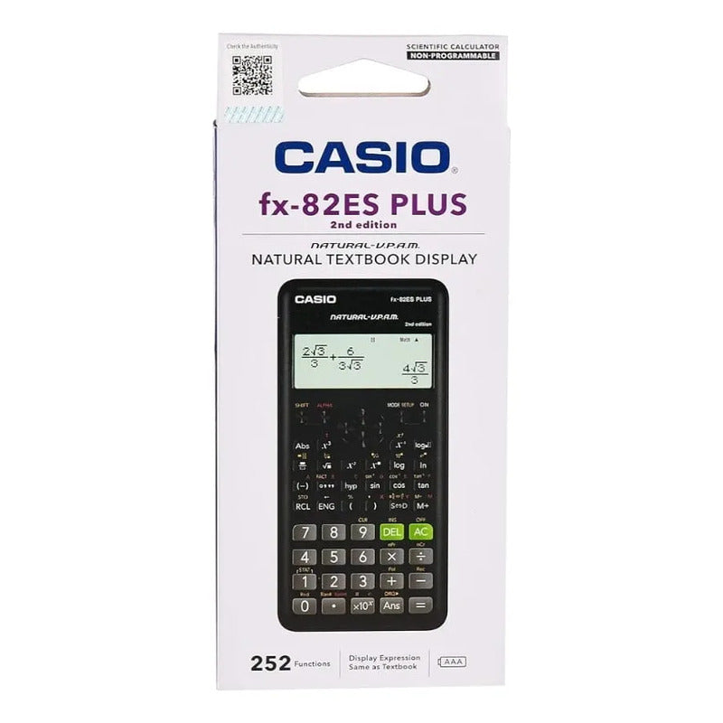 Calculadora Científica Casio Fx-82es Plus-2 Negra Negro