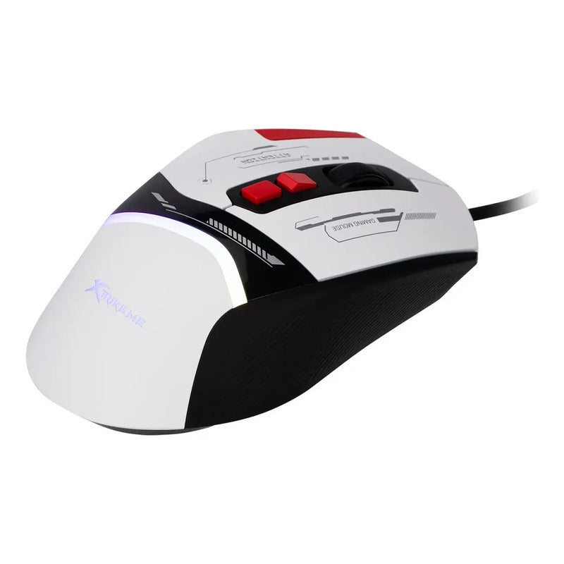Mouse Gamer Xtrike Me Gm-323 Rgb Multicolor Blanco