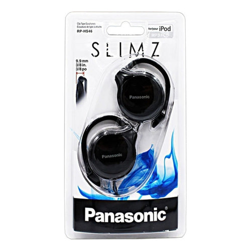Auricular Deportivo Gancho Sujetador Panasonic Rp-hs46pp-k  Negro