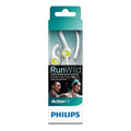 Auricular Philips Deportivo De Enganche Shq1400lf Gran Canal Blanco Y Verde
