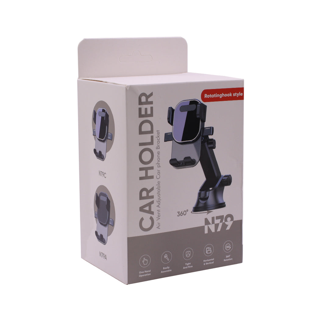 Soporte P/celular C/ventosa Brazo Rigido Extensible.  Negro